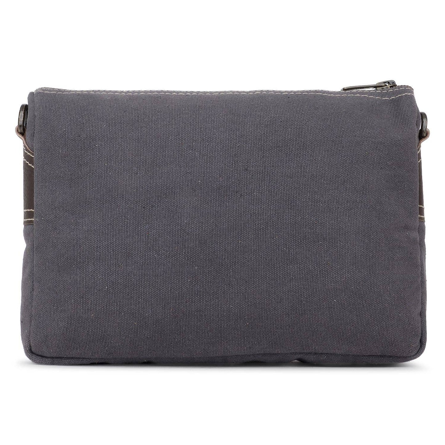 Canvas Leather Women's Crossbody Bag - Timberwolf/Sage