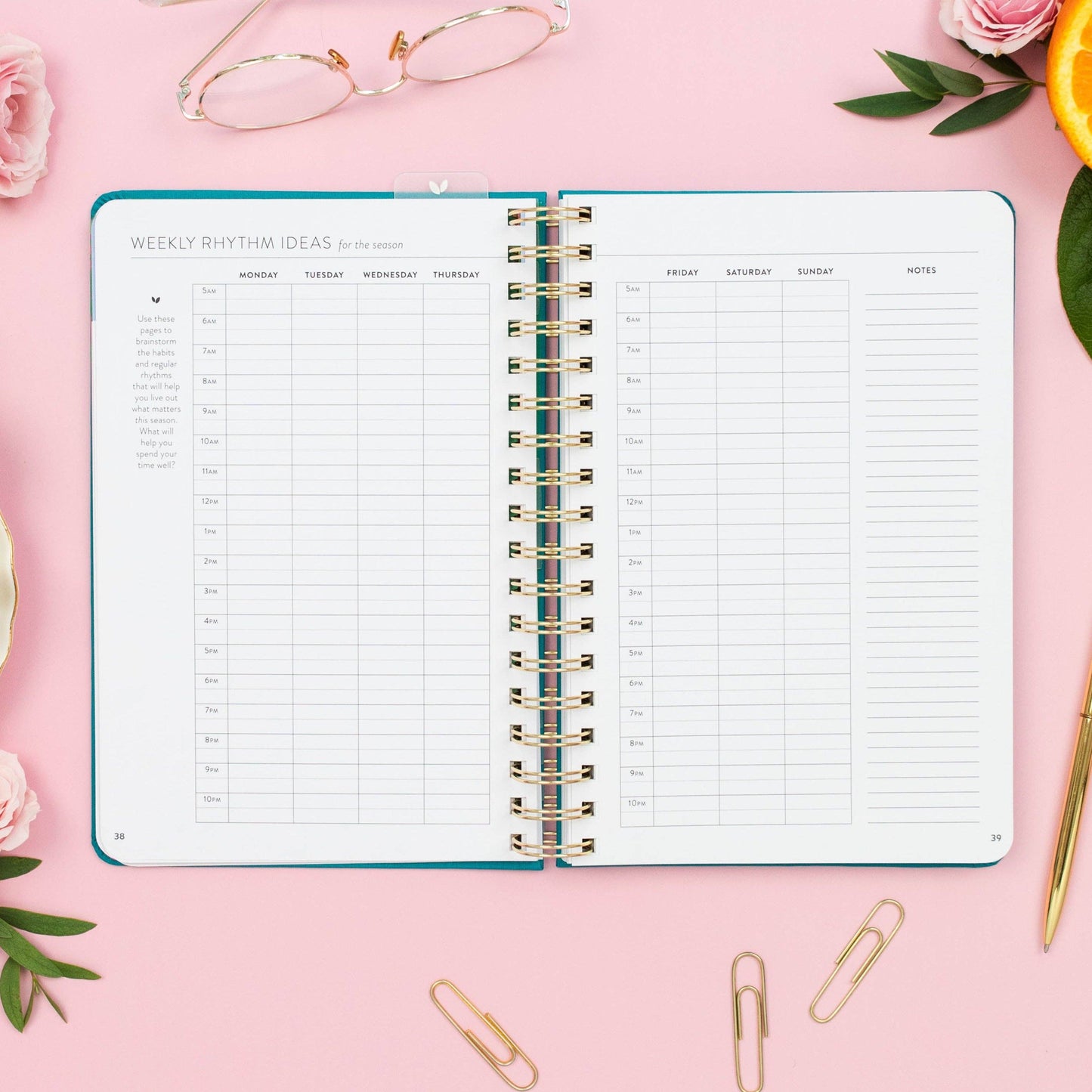 Fresh Start Daily Goal Planner® | Undated (Lavender Casebound)