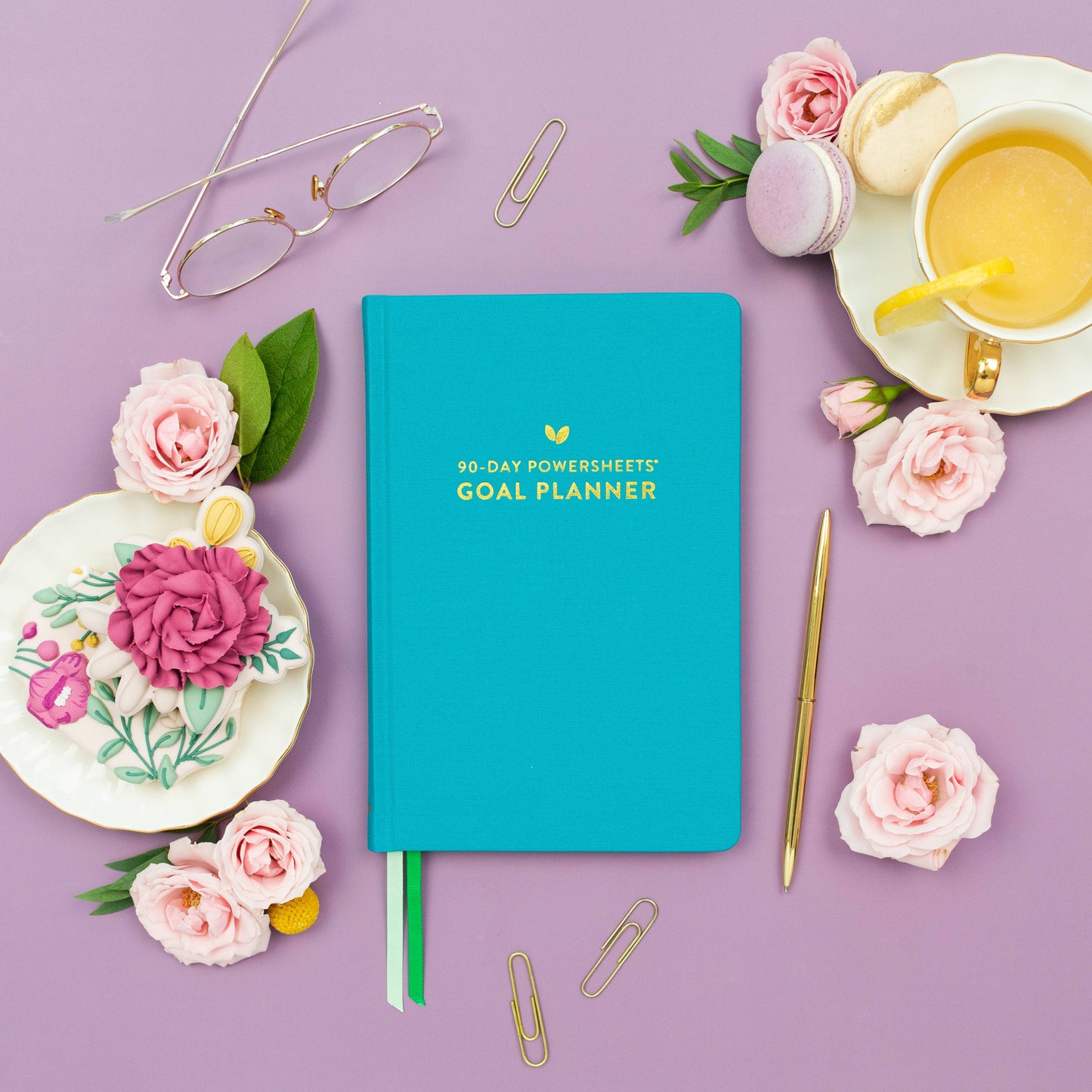 90-Day PowerSheets® Goal Planner | Weekly Undated (Ivy)