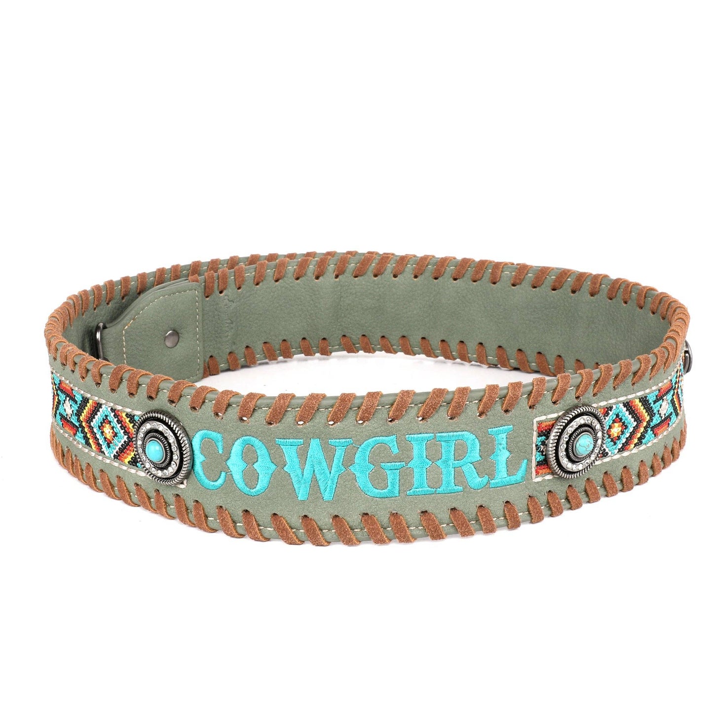 PST-1013 Montana West Western Guitar Style Embroidered Aztec Crossbody Strap