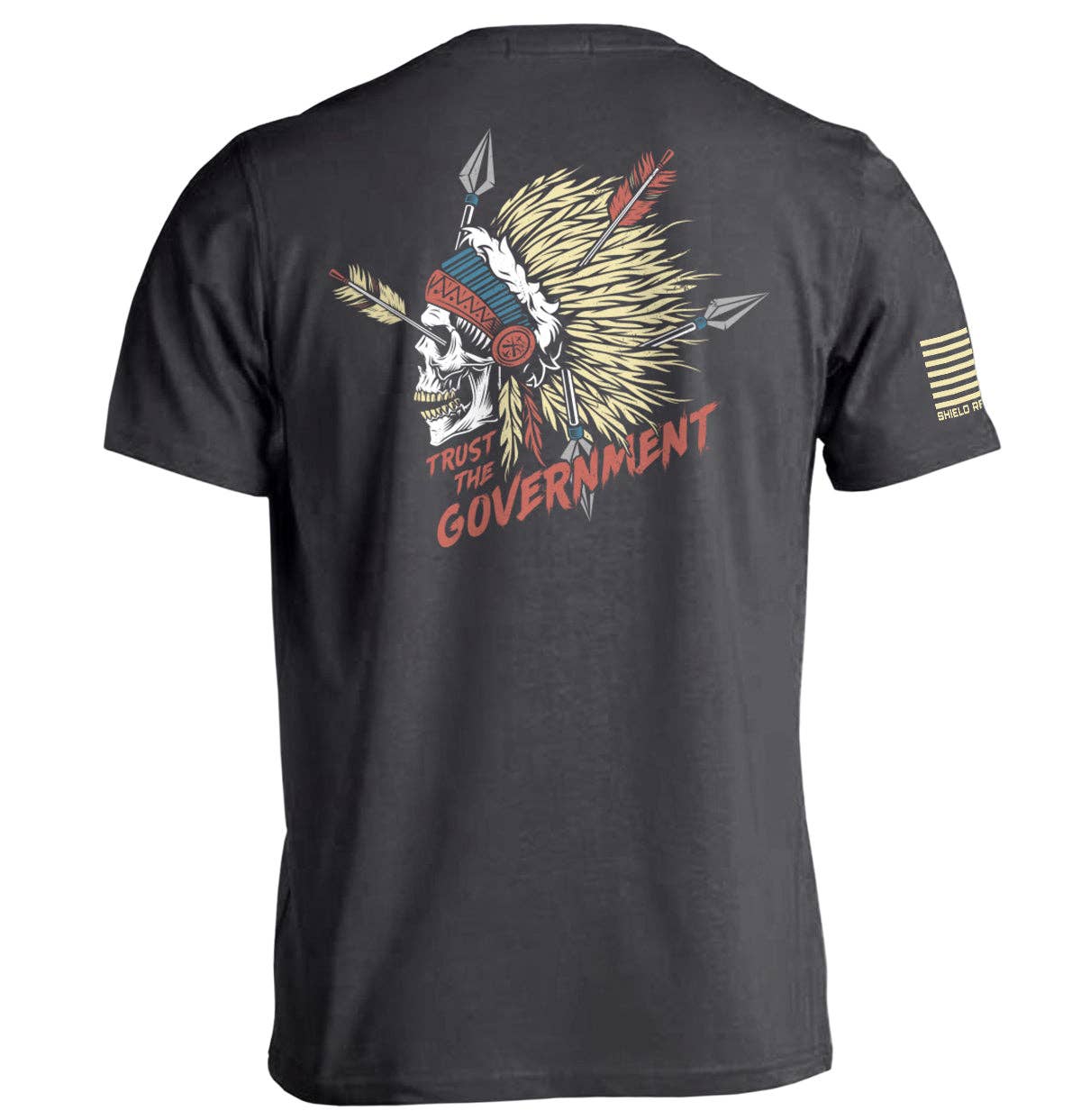 Trust the Gov: Tee Heavy Metal Blue
