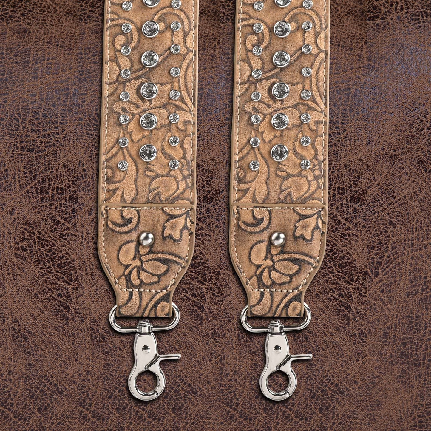 PST-1005 Montana West Western Bling Bling Guitar Style Crossbody Strap