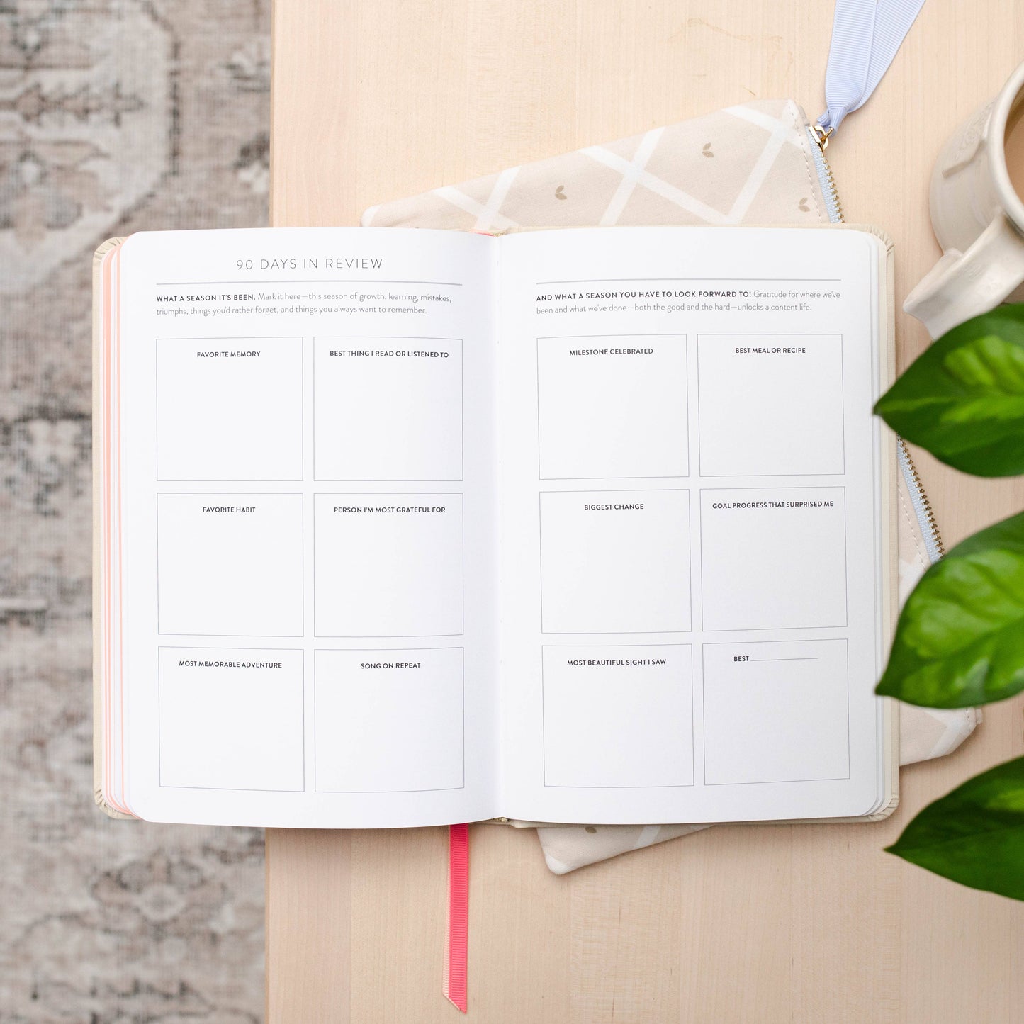 90-Day PowerSheets® Goal Planner | Natural Linenu
