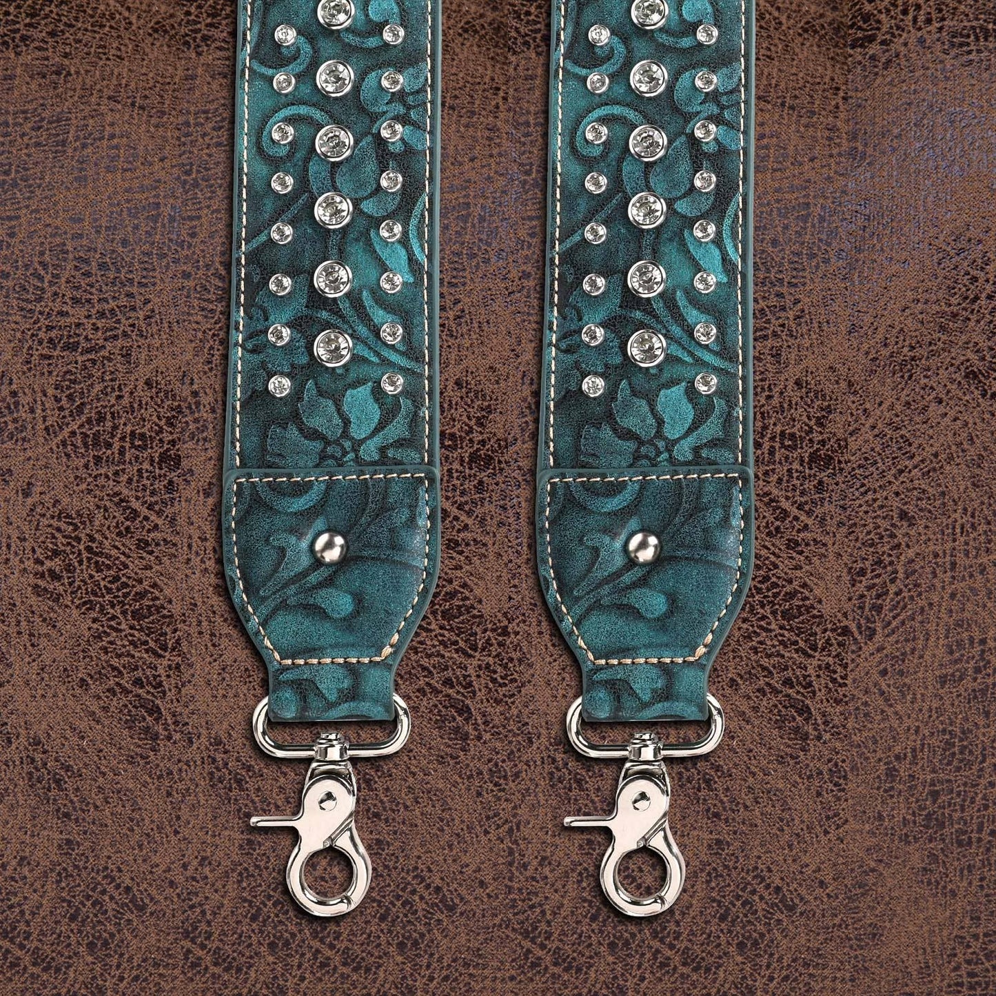 PST-1005 Montana West Western Bling Bling Guitar Style Crossbody Strap