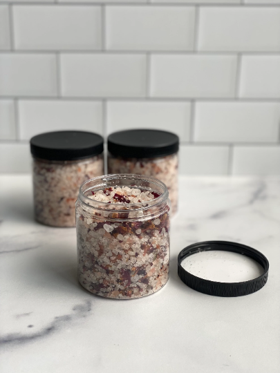 Rose Bath Salts: 4 fl oz test tube