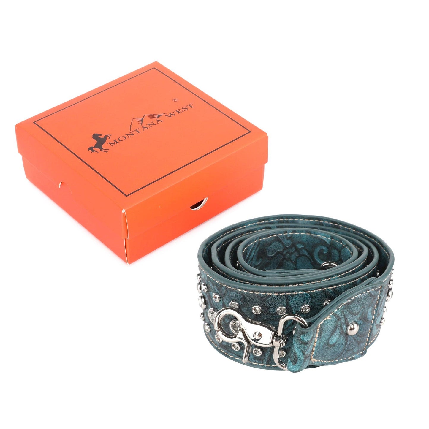 PST-1005 Montana West Western Bling Bling Guitar Style Crossbody Strap