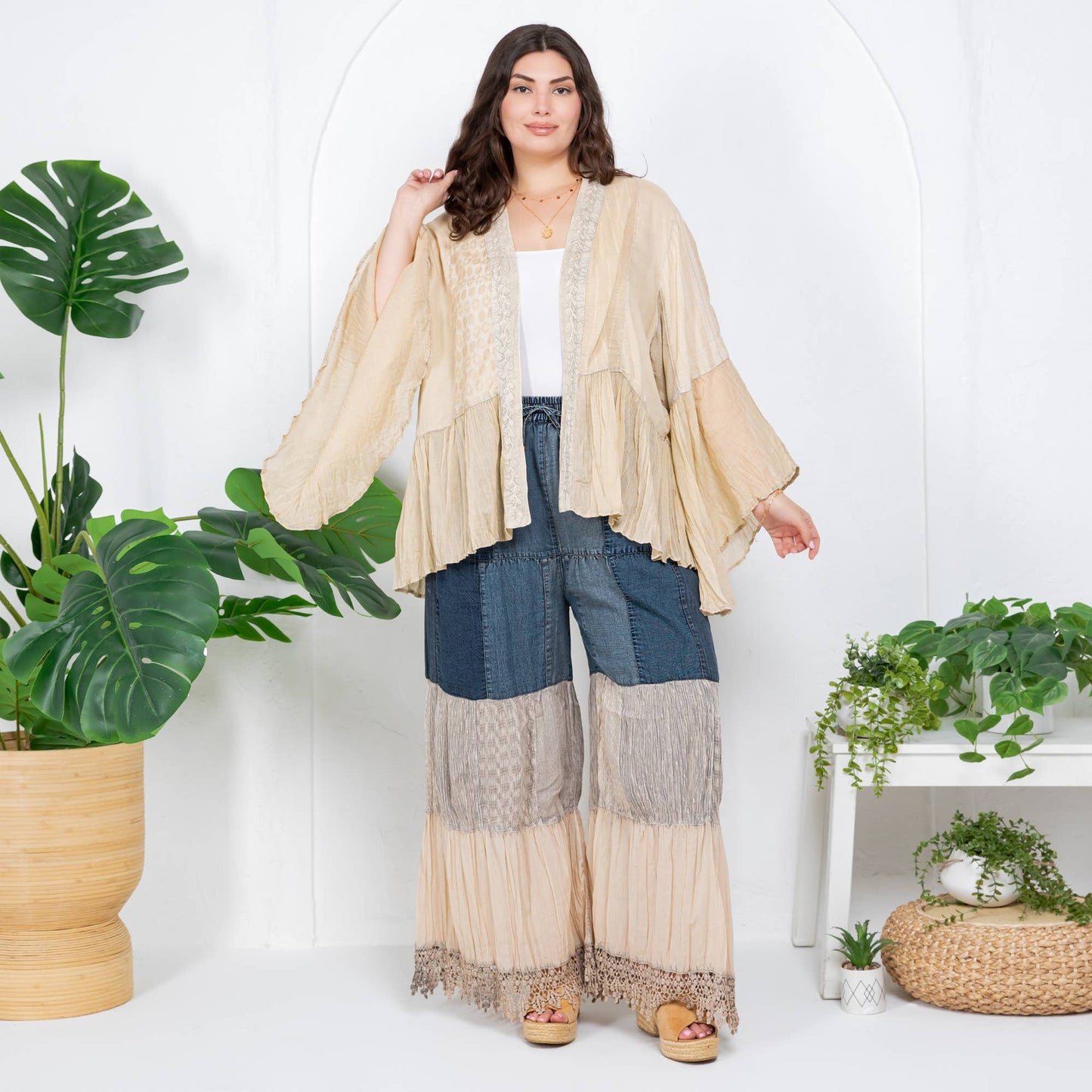 Boho Frill & Flow Kimono & Pant - Sold separately