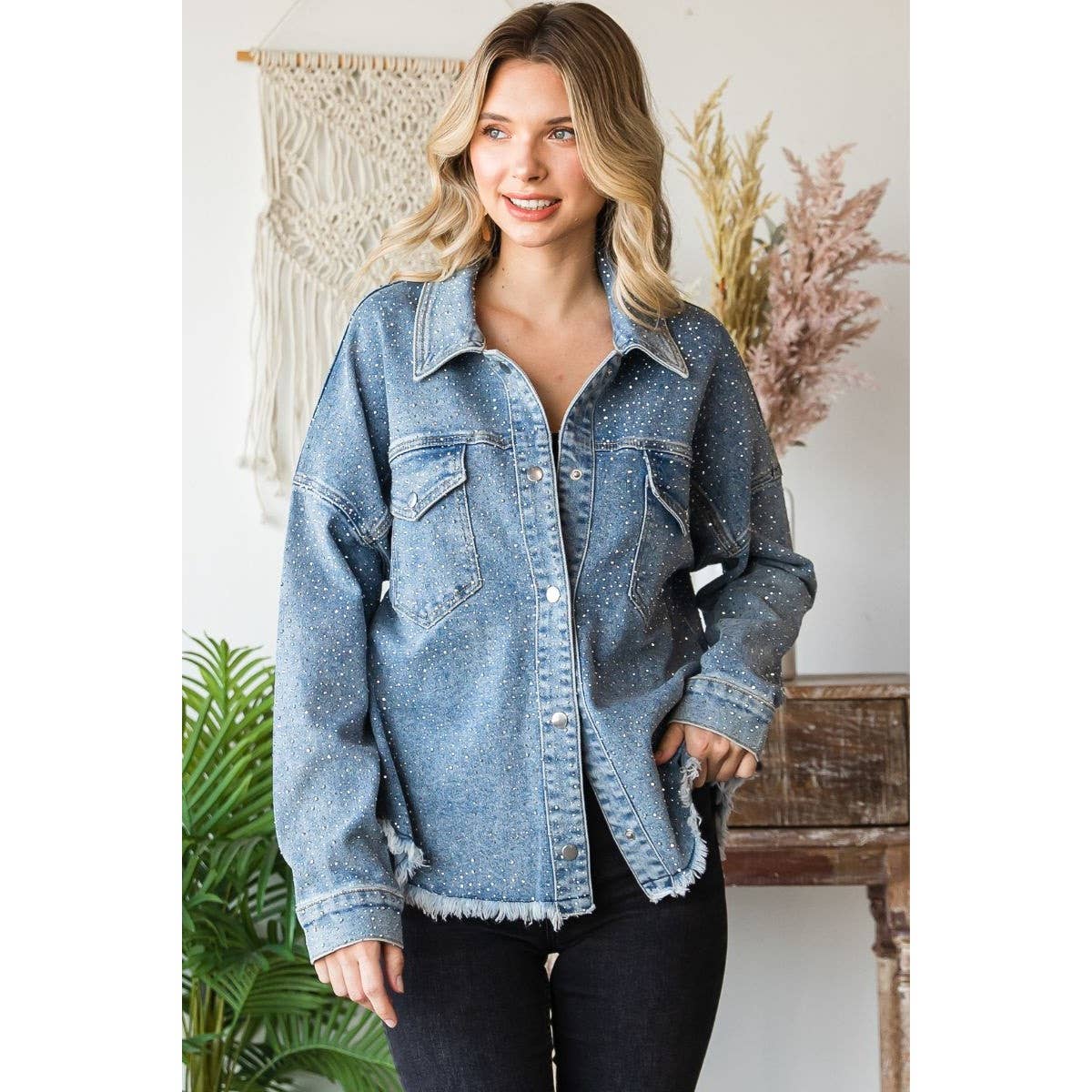 Sparkling Denim Shacket