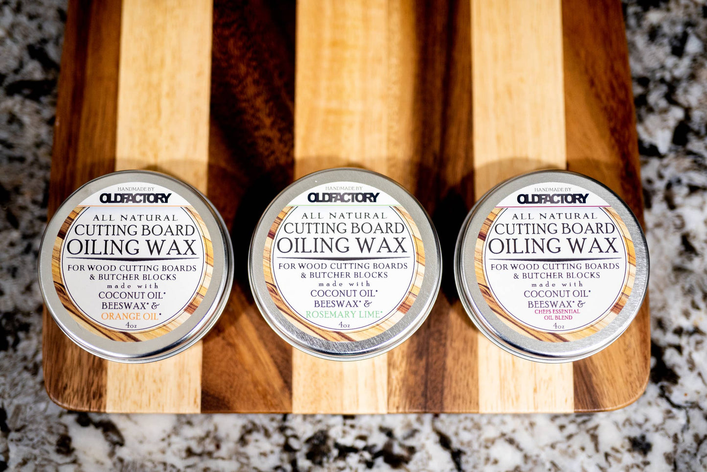 Natural Cutting Board Seasoning Wax - 4 oz