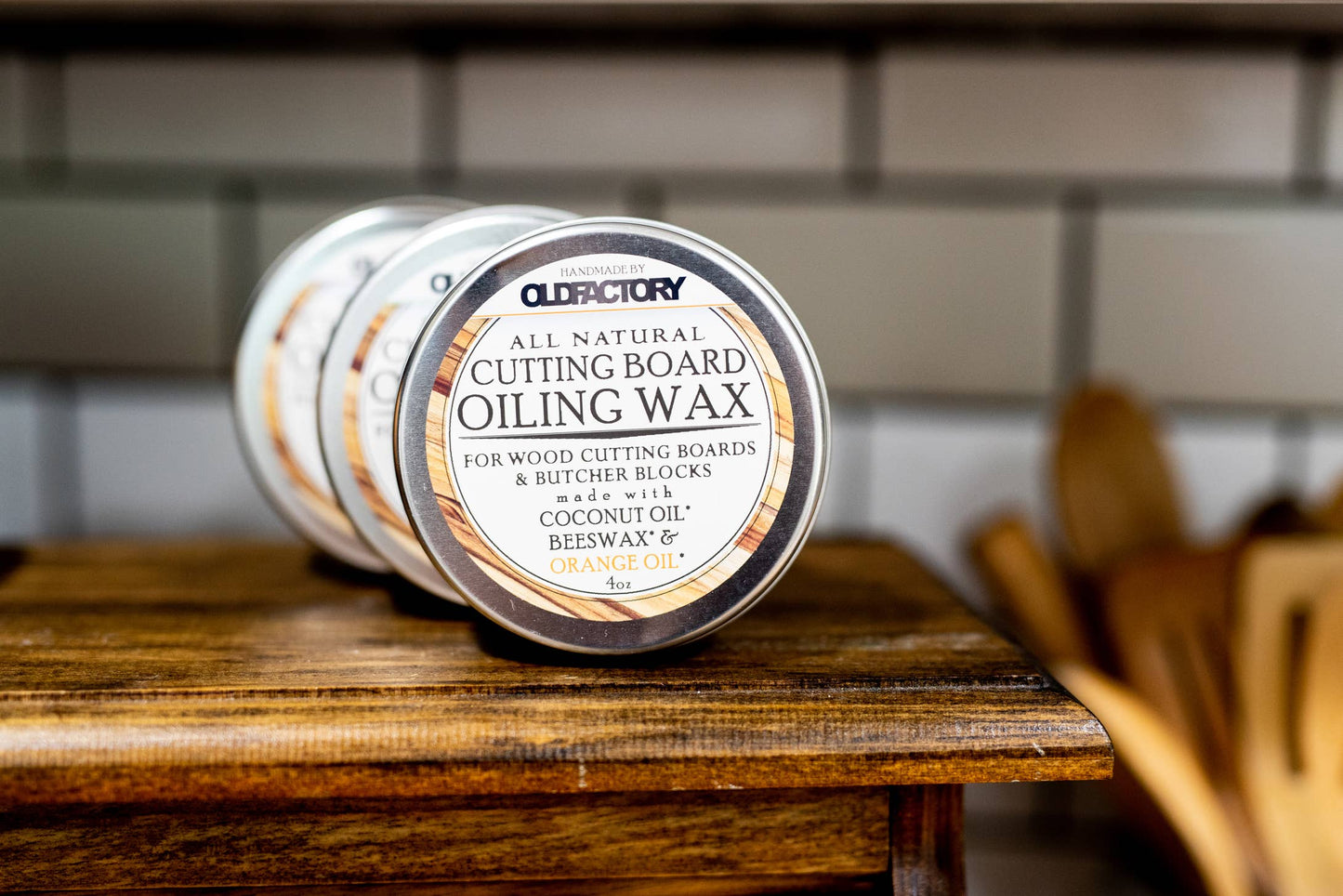 Natural Cutting Board Seasoning Wax - 4 oz