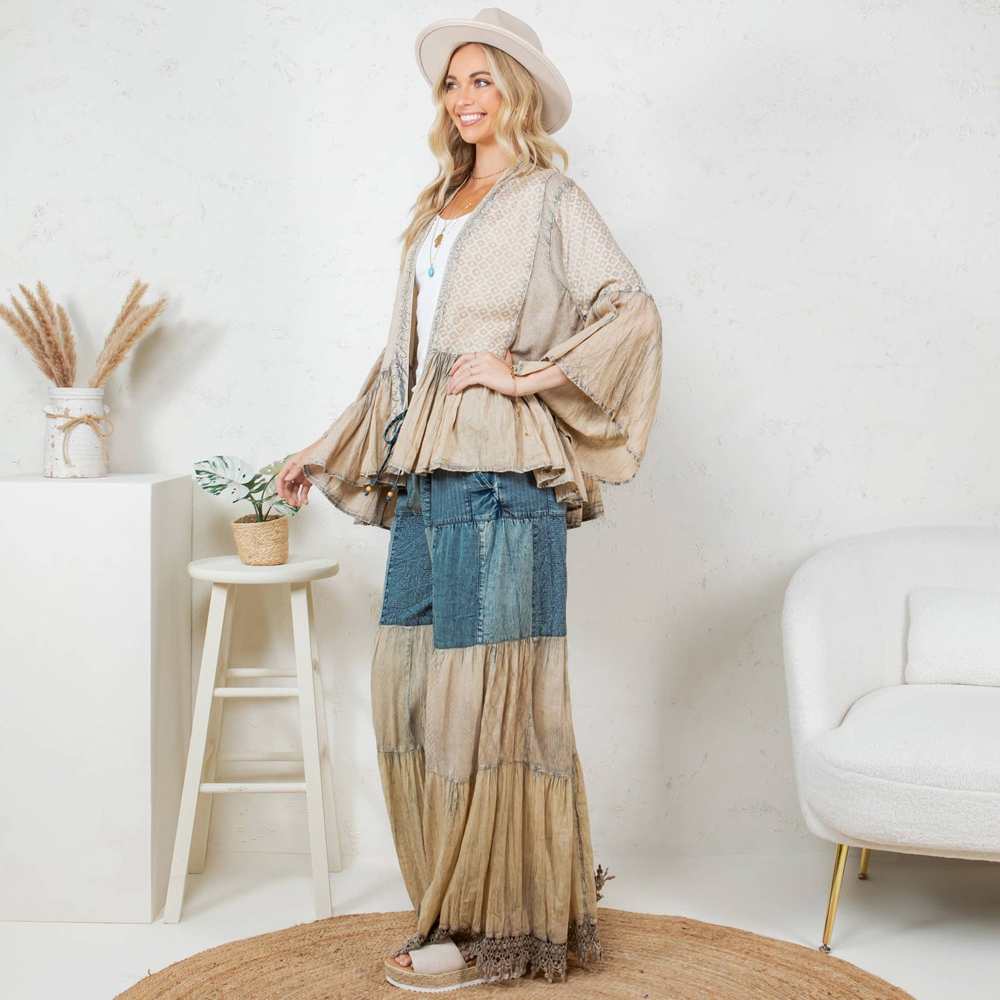 Boho Frill & Flow Kimono & Pant - Sold separately