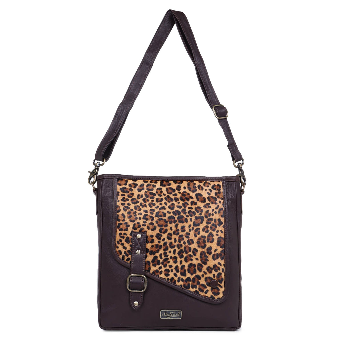 Western Fringe Animal Print Crossbody Bags