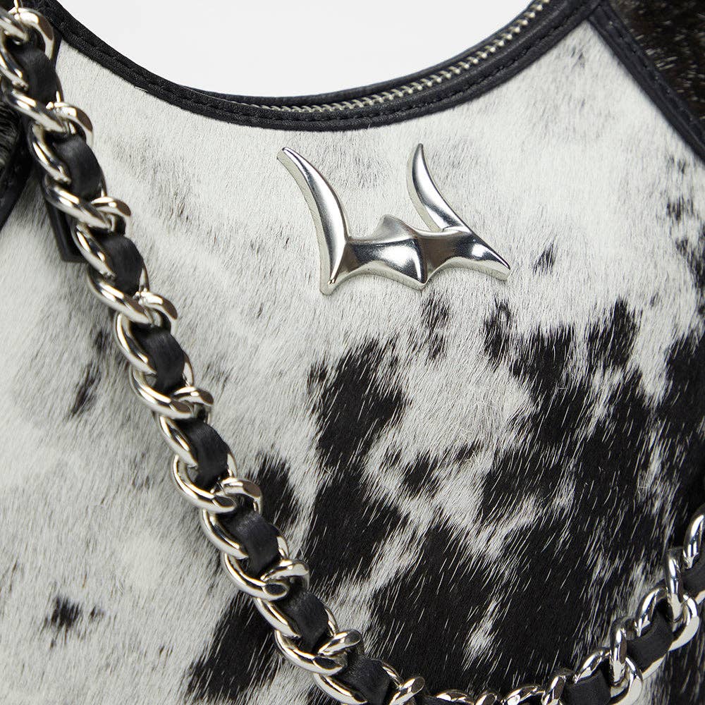 Loyal West Lueve Hairon Leather Bag