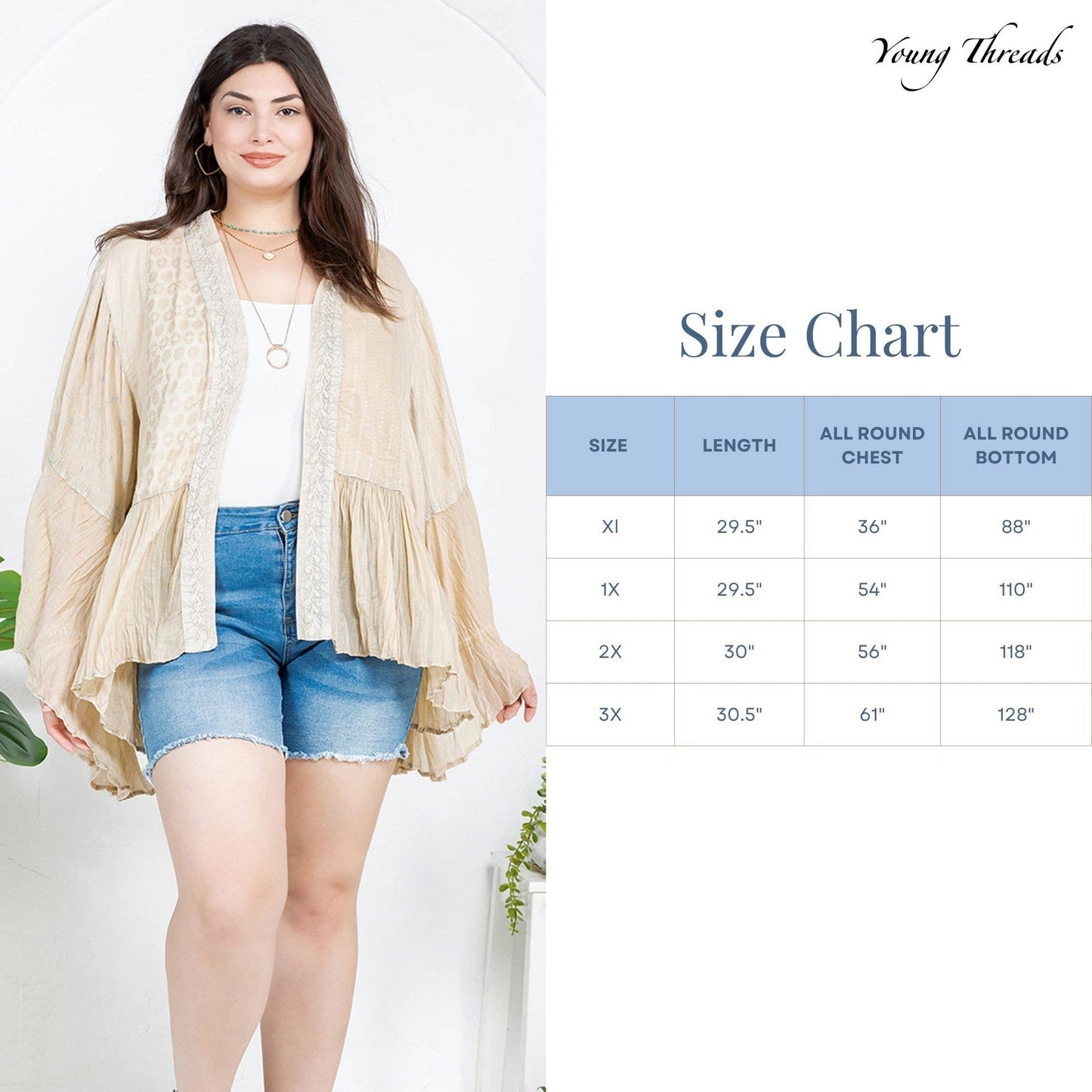Boho Frill & Flow Kimono & Pant - Sold separately