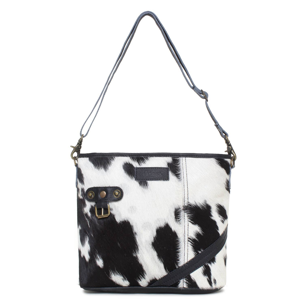 Mystic Leather and Cowhide Shoulder Bag - 4 Colors
