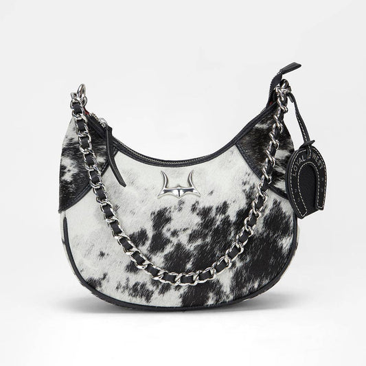 Loyal West Lueve Hairon Leather Bag