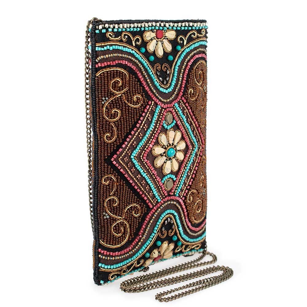 Tapestry Crossbody Phone Bag