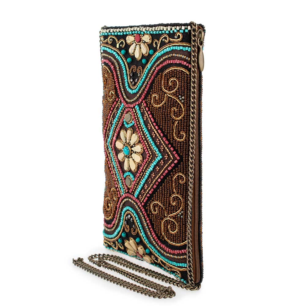 Tapestry Crossbody Phone Bag