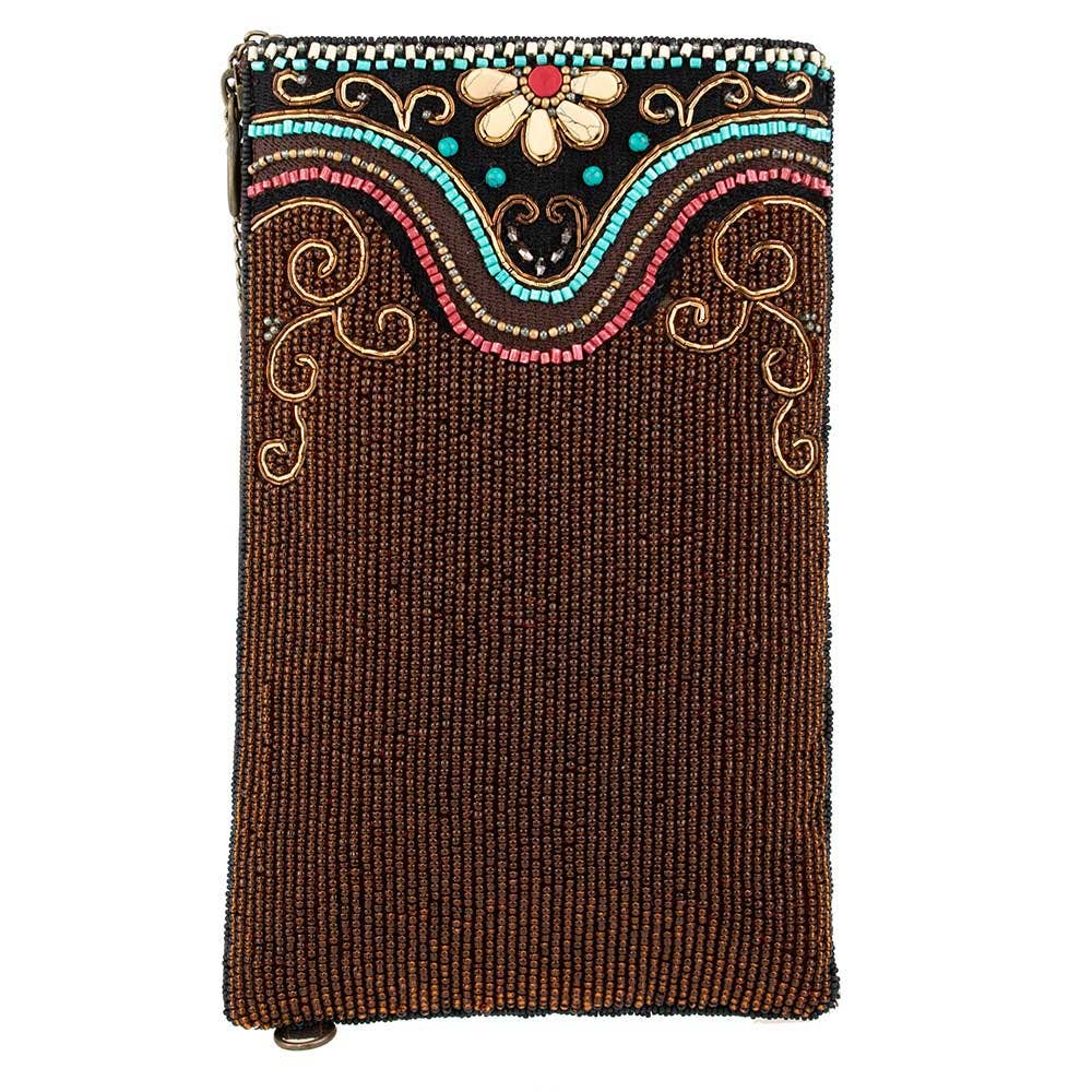 Tapestry Crossbody Phone Bag