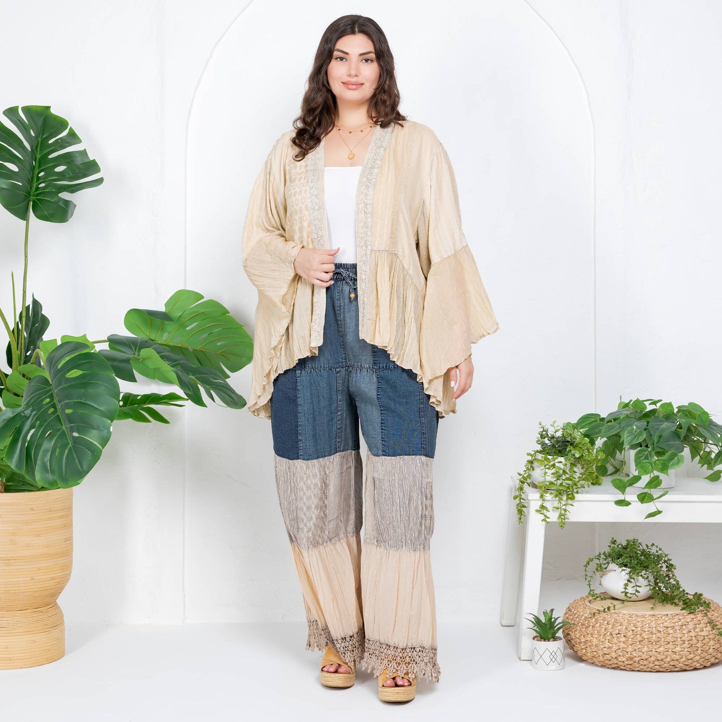 Boho Frill & Flow Kimono & Pant - Sold separately