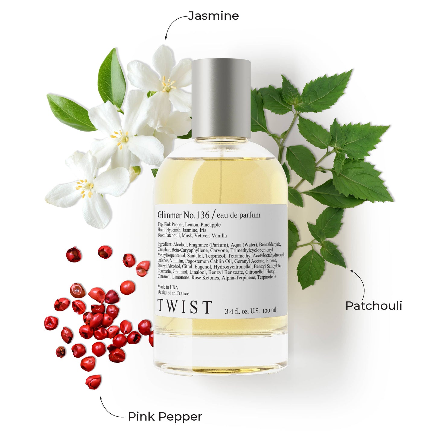 Glimmer No. 136 Inspired by C. Chance EDT Perfume