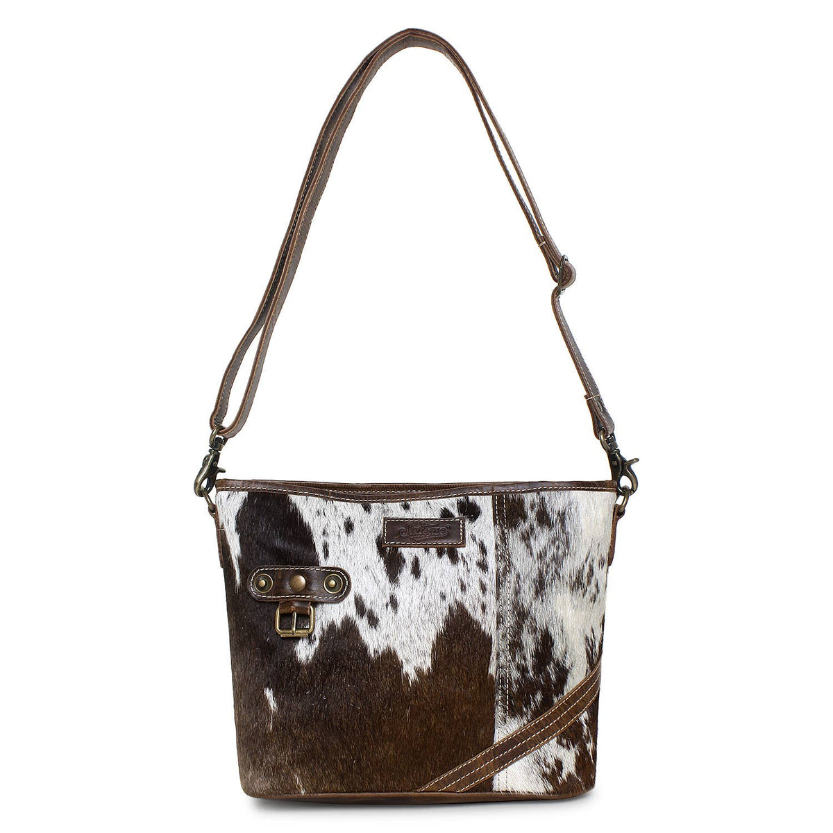 Mystic Leather and Cowhide Shoulder Bag - 4 Colors