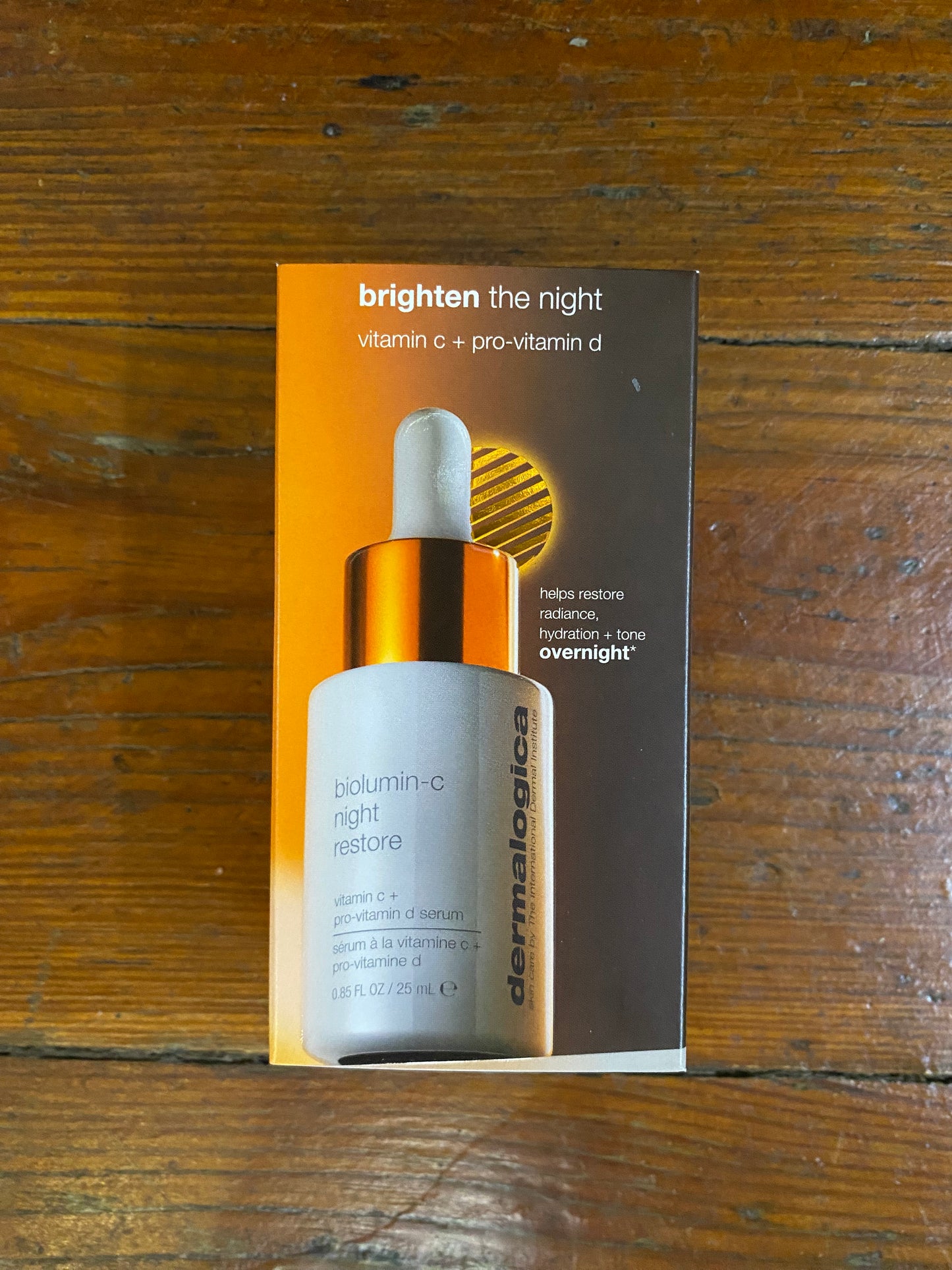 Dermalogica biolumin c night restore