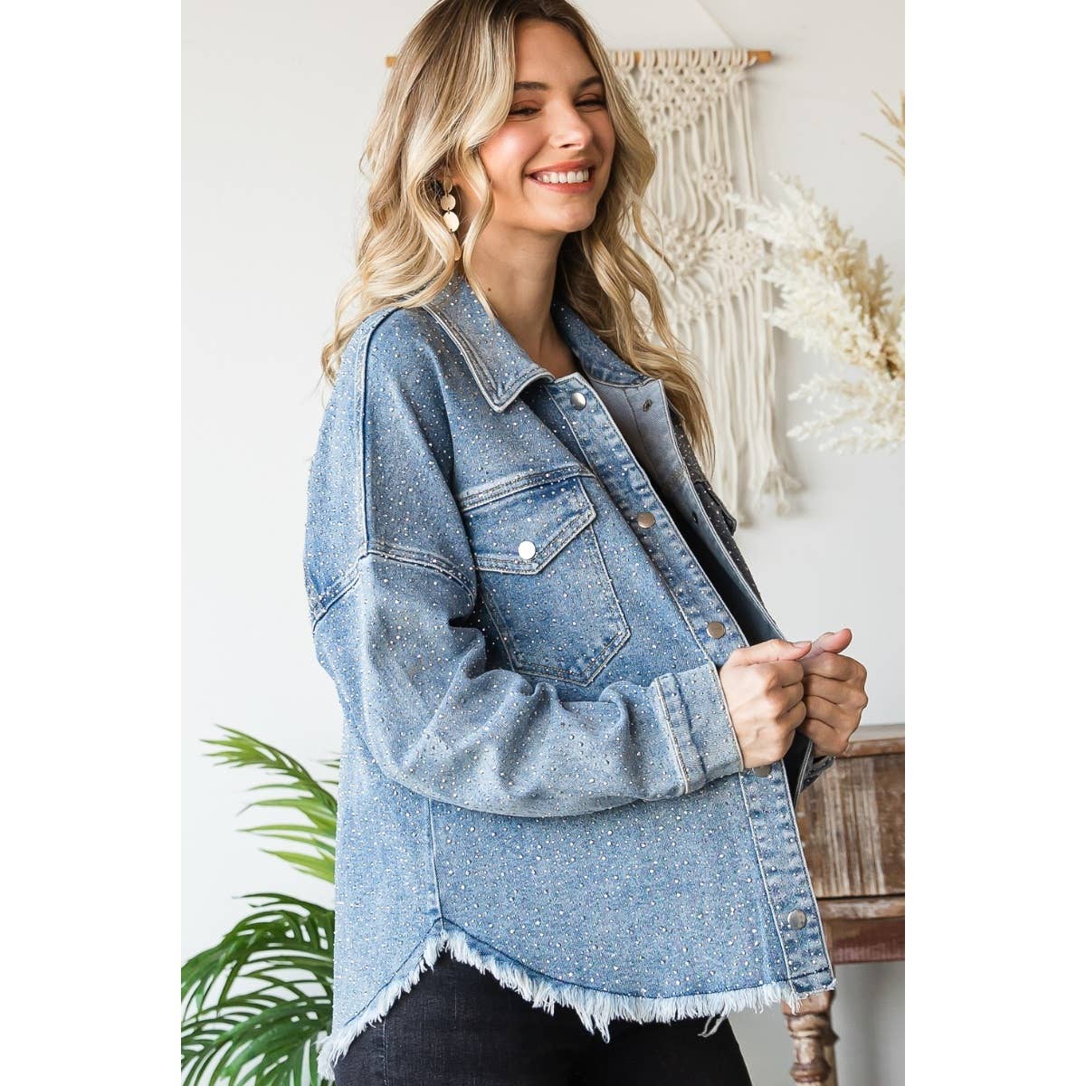 Sparkling Denim Shacket