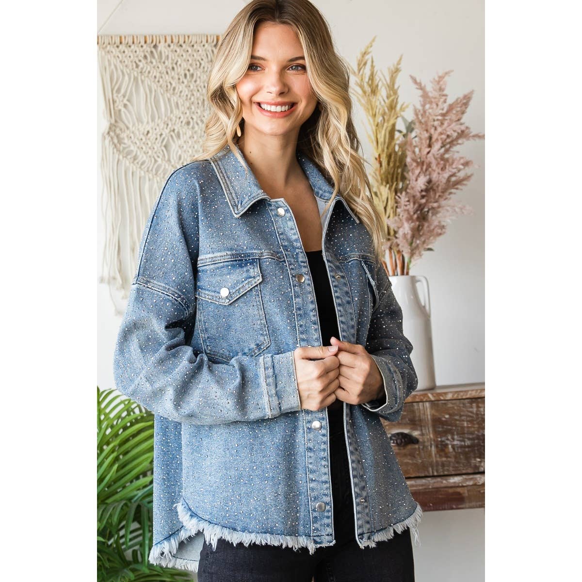 Sparkling Denim Shacket