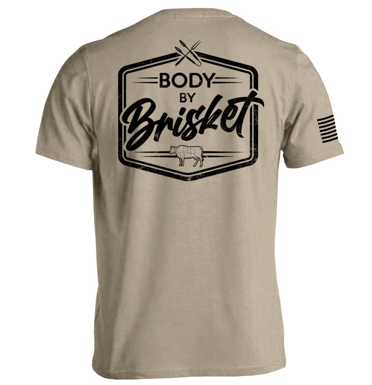 Body by Brisket: Tee / Sport Grey