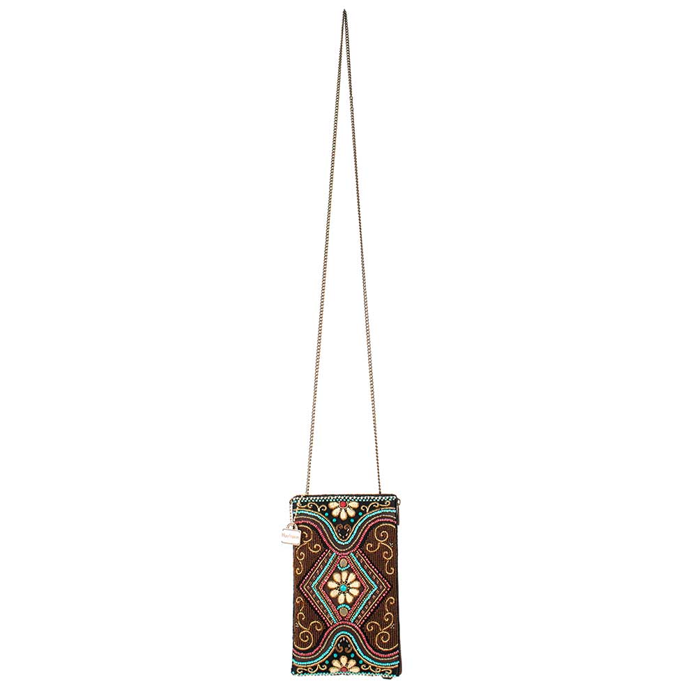 Tapestry Crossbody Phone Bag