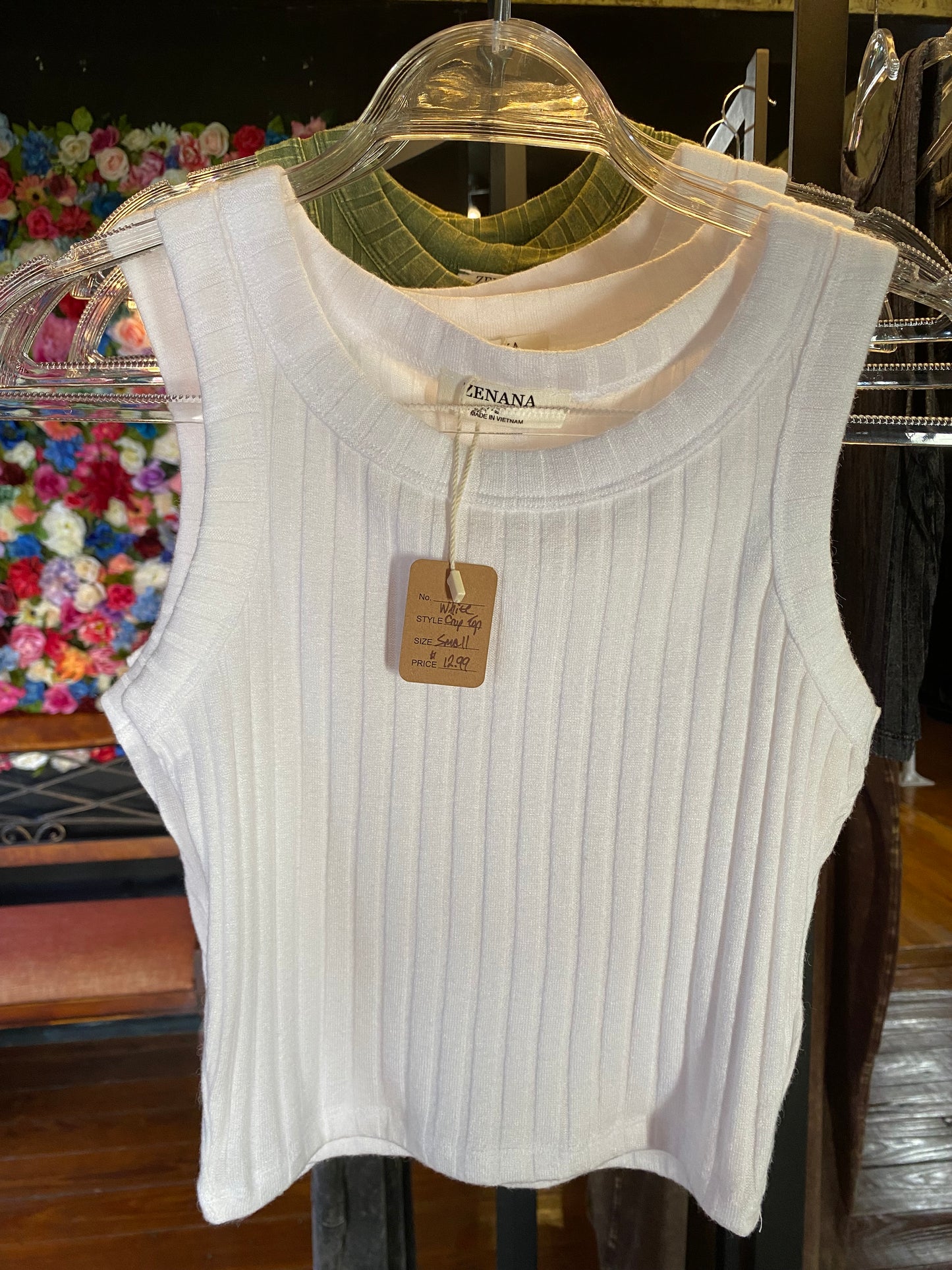 White zenana top