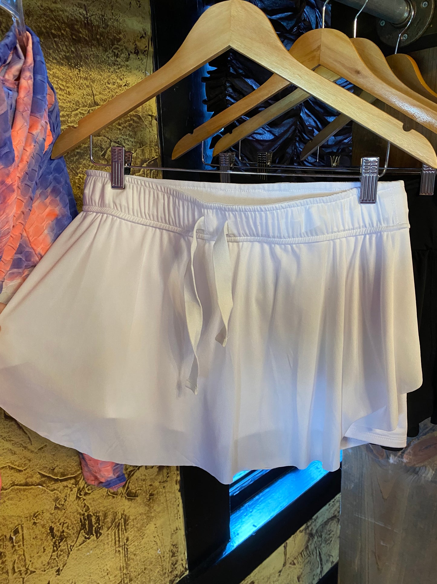 White zenana skort