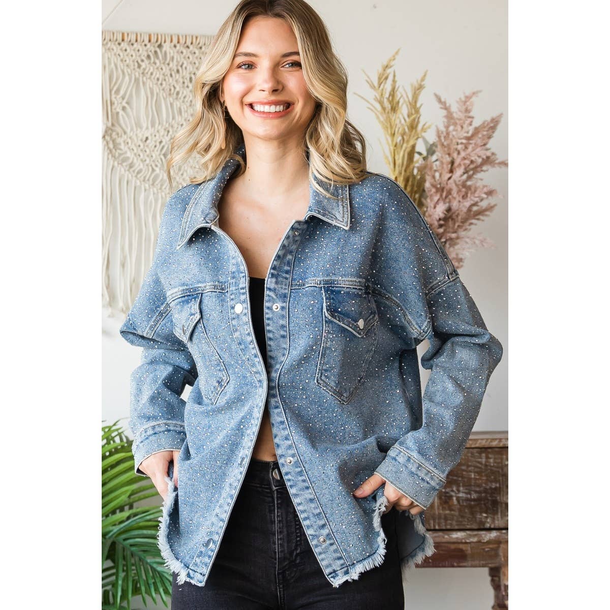 Sparkling Denim Shacket