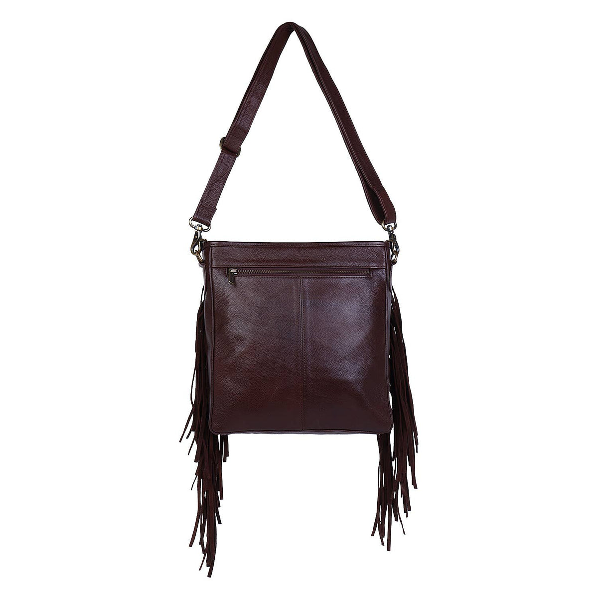 Western Fringe Animal Print Crossbody Bags