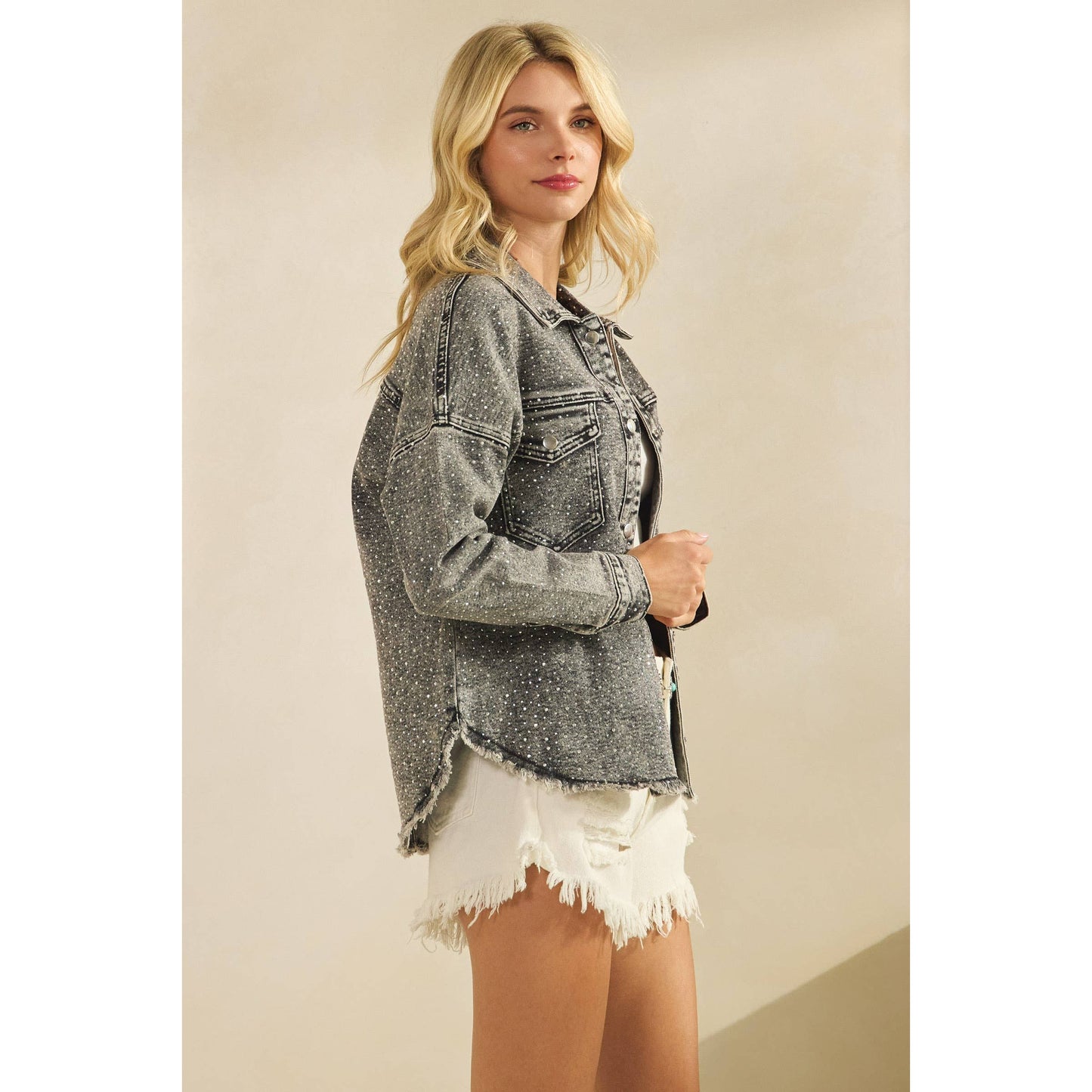 Sparkling Denim Shacket