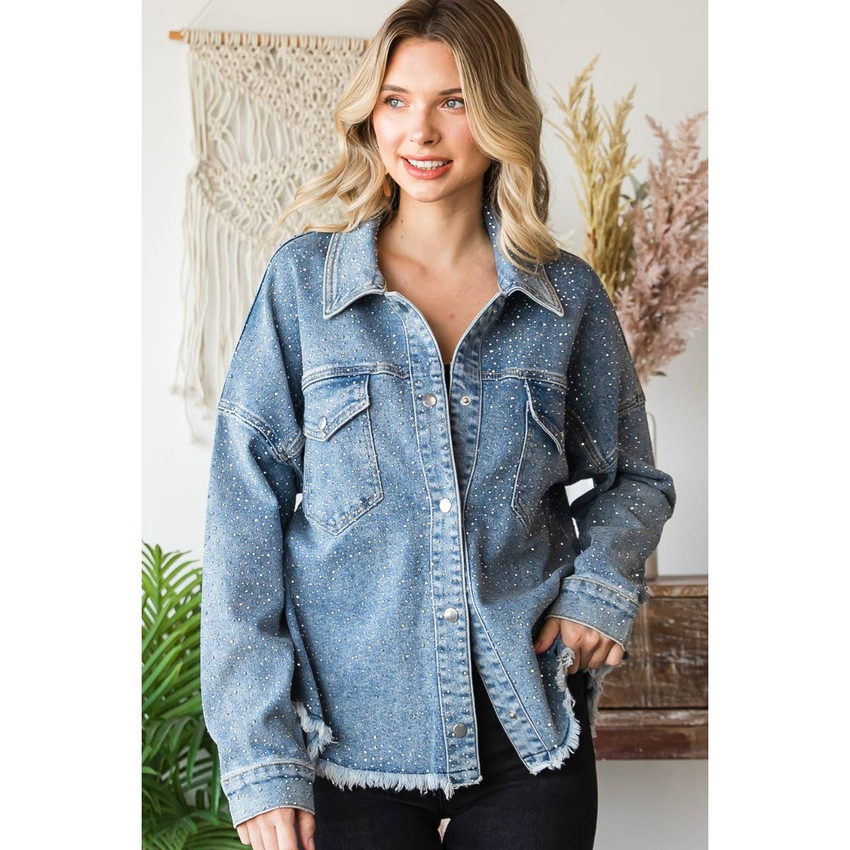 Sparkling Denim Shacket