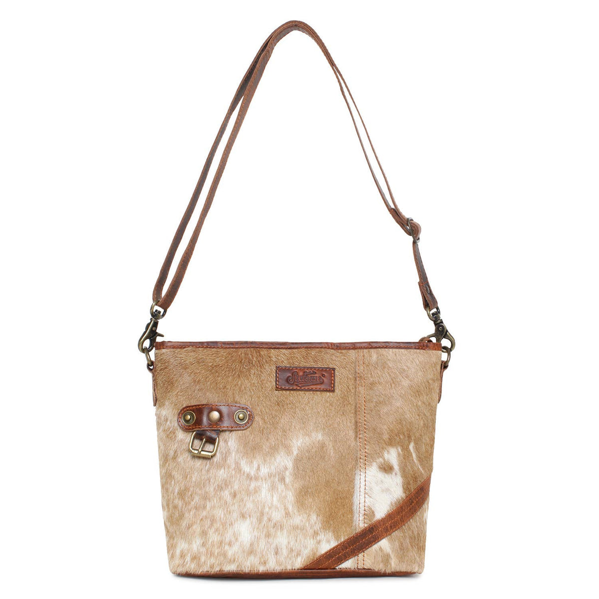 Mystic Leather and Cowhide Shoulder Bag - 4 Colors
