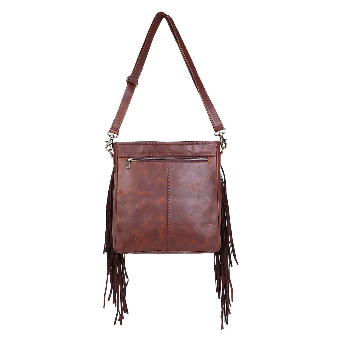 Western Fringe Animal Print Crossbody Bags