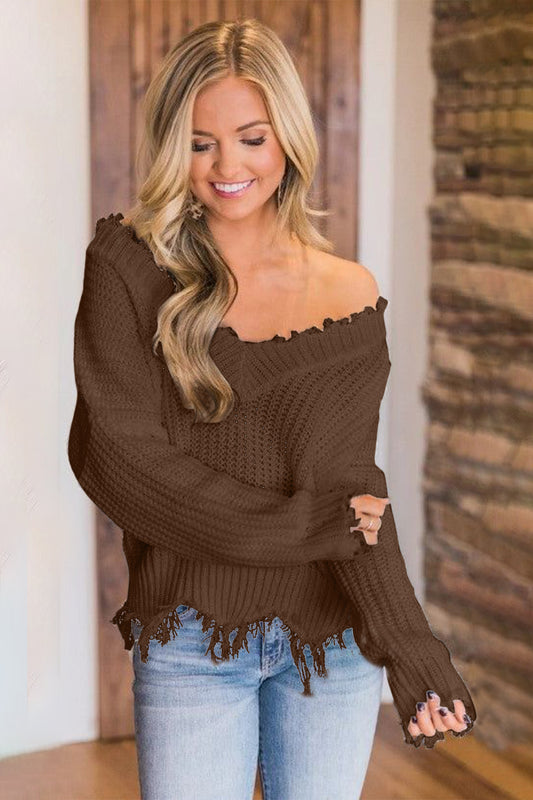 Fringed Sweater