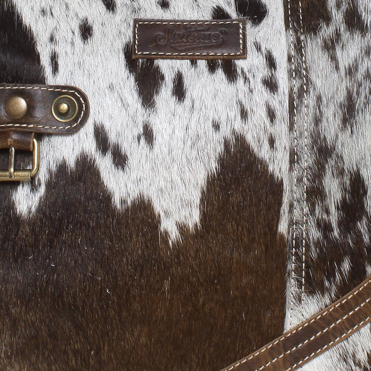 Mystic Leather and Cowhide Shoulder Bag - 4 Colors