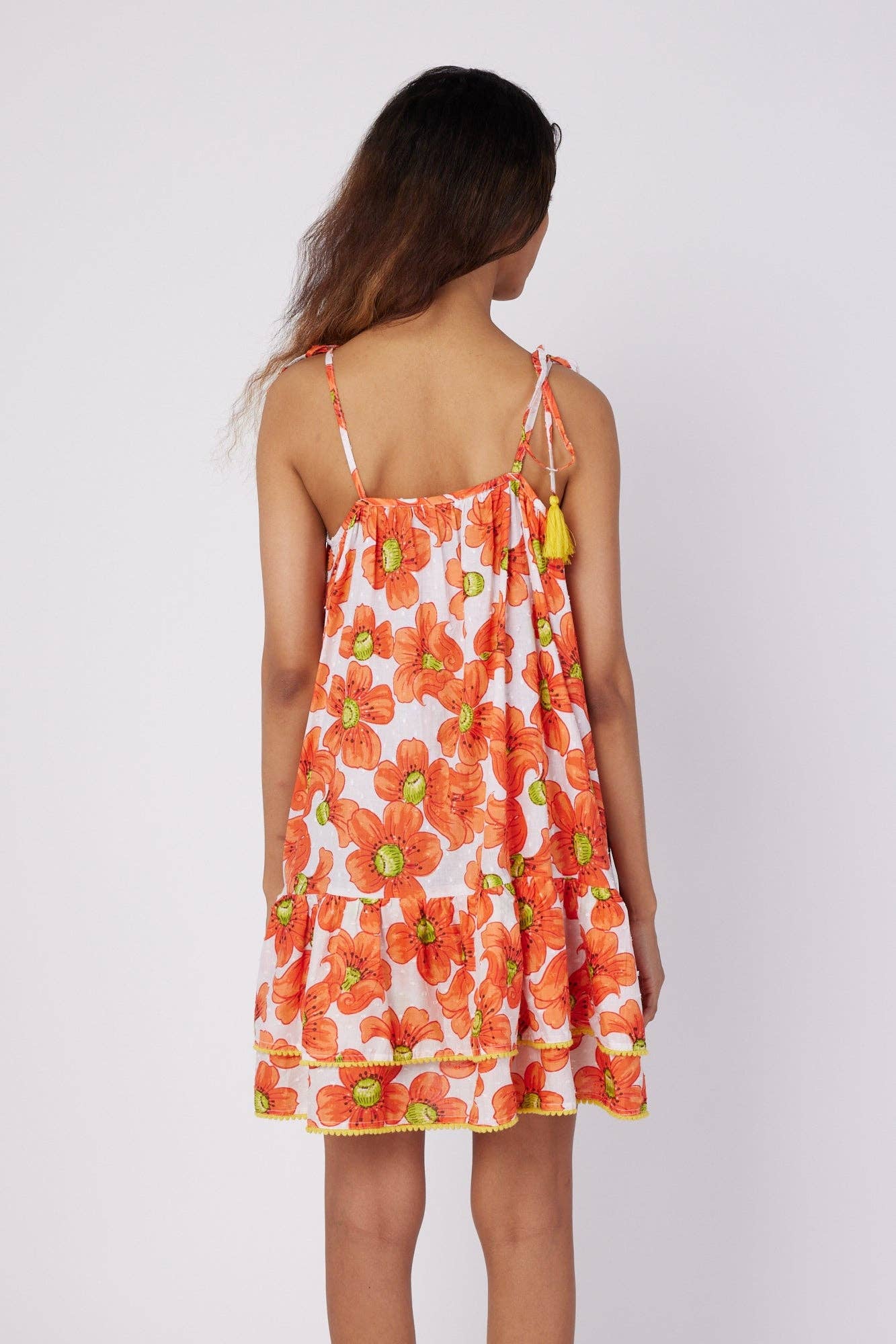 Tonia Resort Spring Summer Dress Red Floral Spring