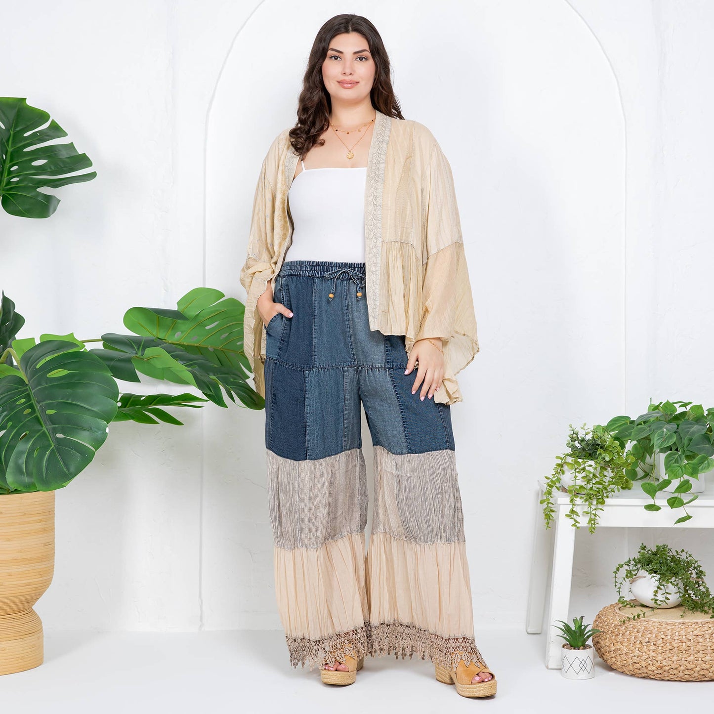 Boho Frill & Flow Kimono & Pant - Sold separately