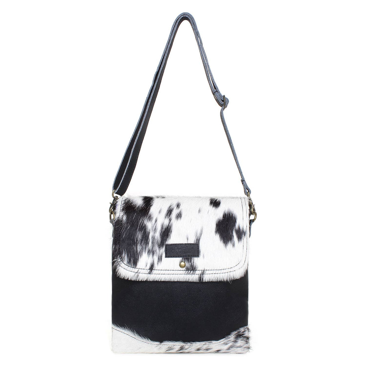 Elprine Full Grain Leather & Cowhide Crossbody Bag - Women's